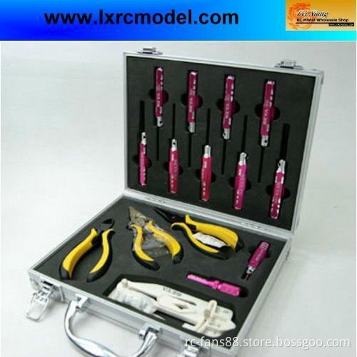 SKYA Multifunctional Tool Kit W/Alu. case for Helicopters AT-SKY100(15pcs)